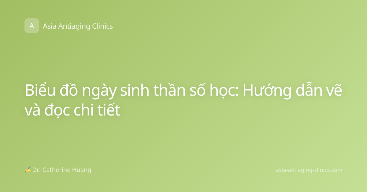 Biểu đồ ngày sinh thần số học: Hướng dẫn vẽ và đọc chi tiết