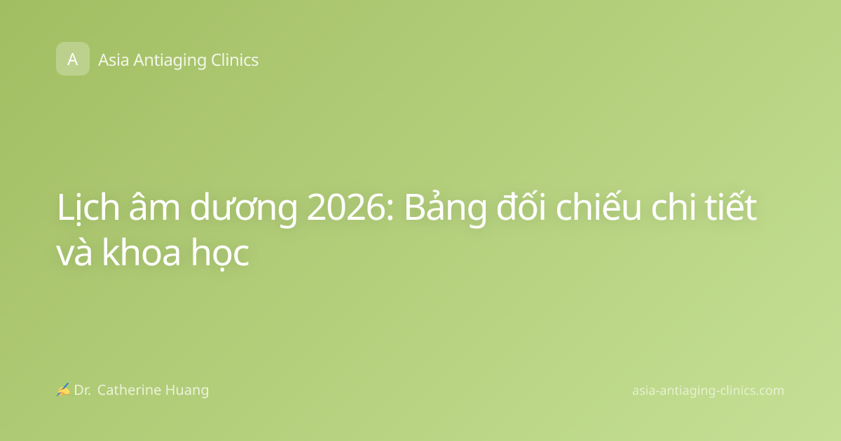 Lịch âm dương 2026: Bảng đối chiếu chi tiết và khoa học