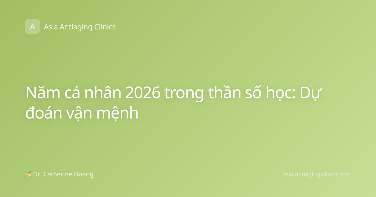 Năm cá nhân 2026 trong thần số học: Dự đoán vận mệnh
