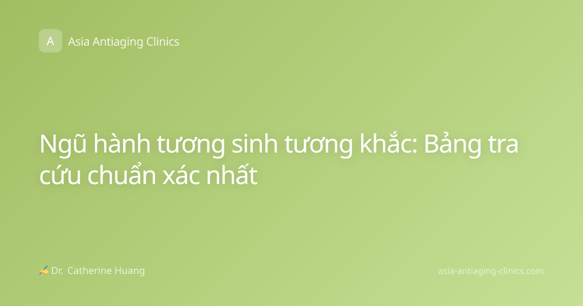 Ngũ hành tương sinh tương khắc: Bảng tra cứu chuẩn xác nhất