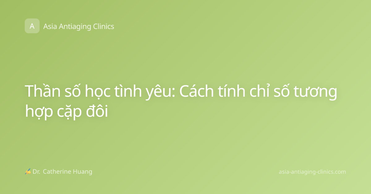 Thần số học tình yêu: Cách tính chỉ số tương hợp cặp đôi
