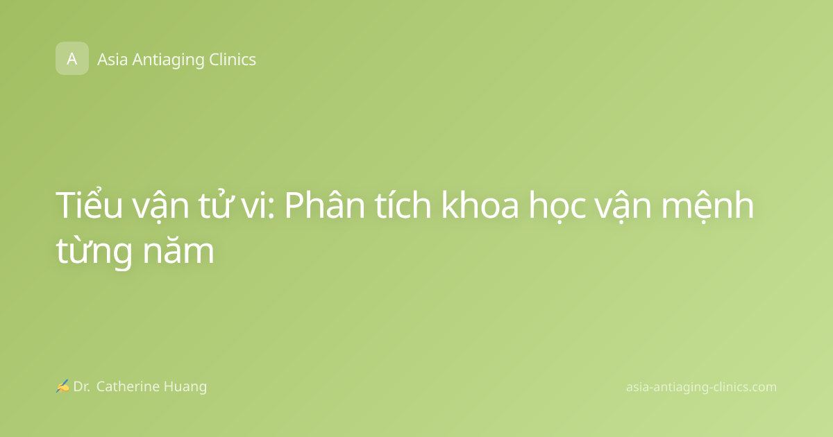 Tiểu vận tử vi: Phân tích khoa học vận mệnh từng năm