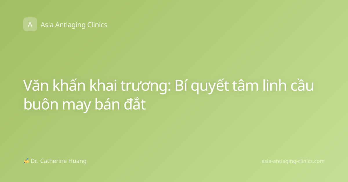 Văn khấn khai trương: Bí quyết tâm linh cầu buôn may bán đắt